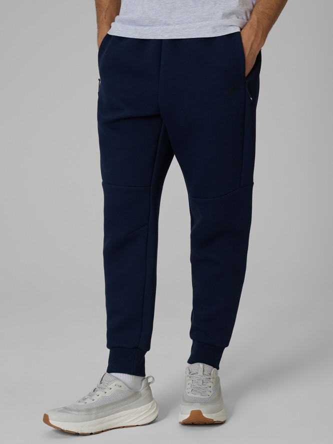 4F Spodnie dresowe joggery męskie - granatowe 3XL