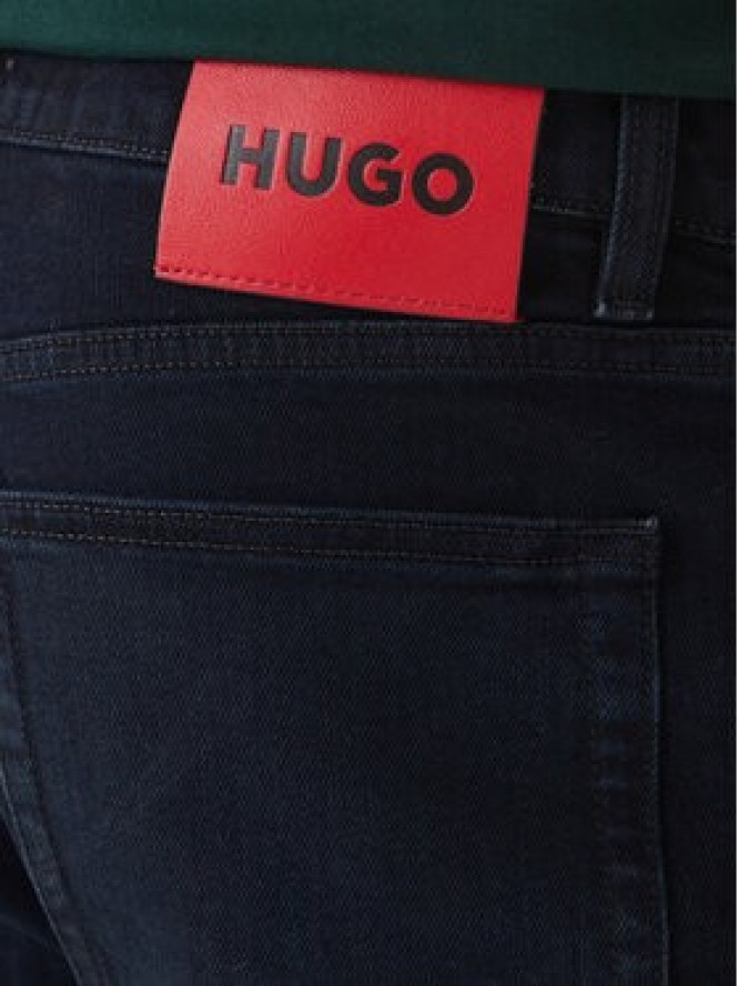 HUGO Jeansy 50517493 Granatowy Extra Slim Fit