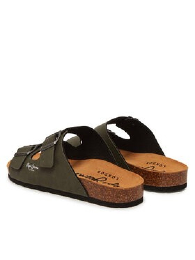 Pepe Jeans Klapki PMS90110 Khaki
