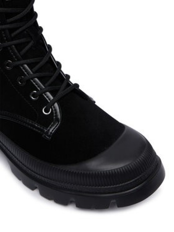 KARL LAGERFELD Trzewiki Trekka Mens Nft KL25252 Czarny