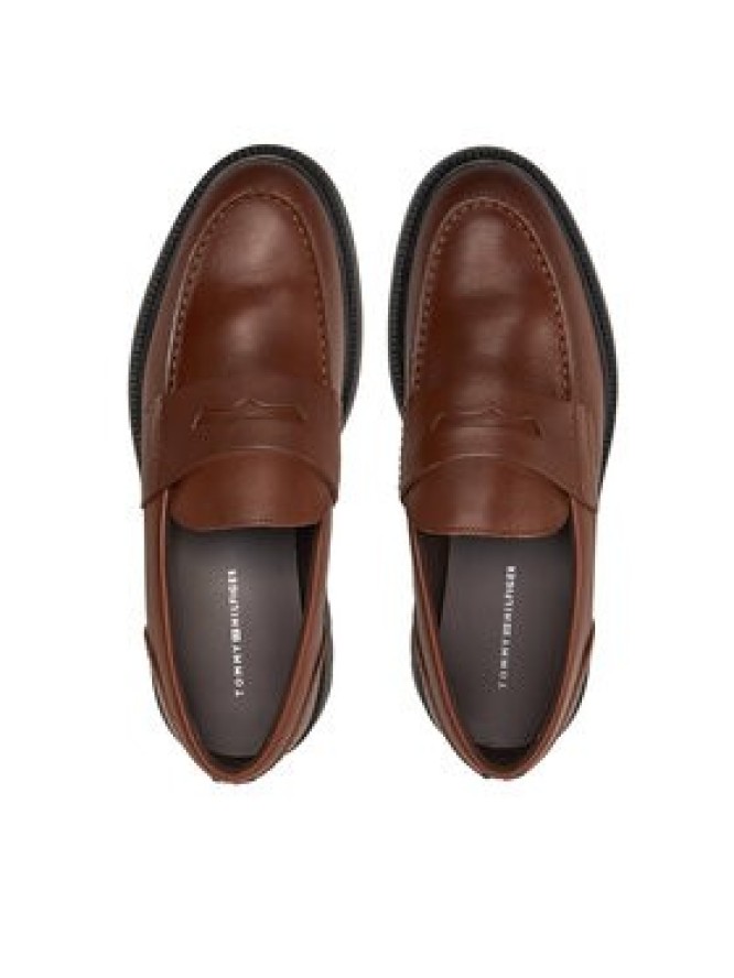 Tommy Hilfiger Loafersy Comfort Lwt Lth Loafer FM0FM05089 Brązowy