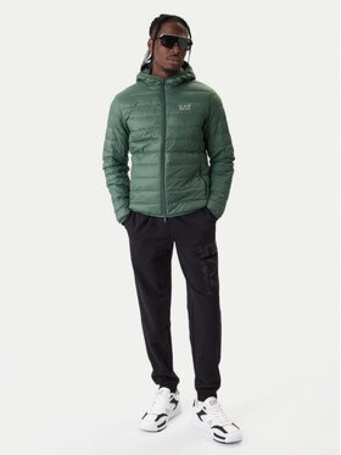 EA7 Emporio Armani Kurtka puchowa 8NPB24 PNGPZ U7260 Zielony Regular Fit