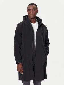Calvin Klein Płaszcz przejściowy LV04LD518G Czarny Regular Fit