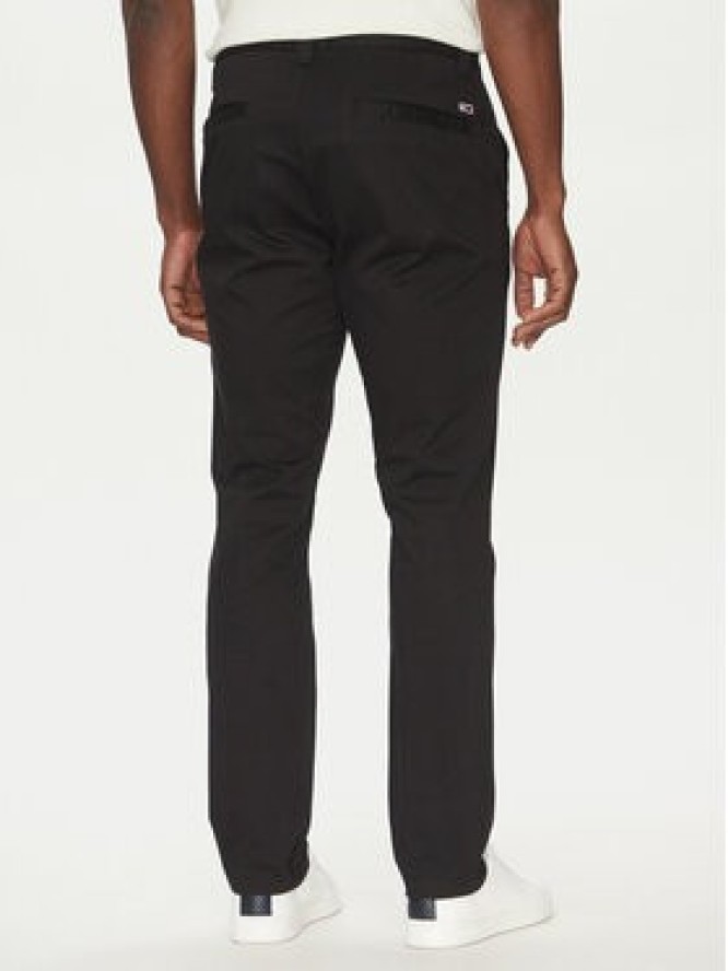 Tommy Jeans Chinosy Austin DM0DM20282 Czarny Slim Fit