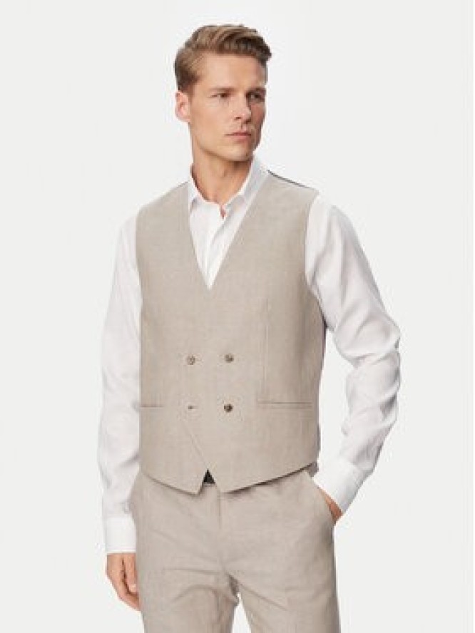 HUGO Garnitur Arti/Hesten242V1X 50559671 Beżowy Extra Slim Fit