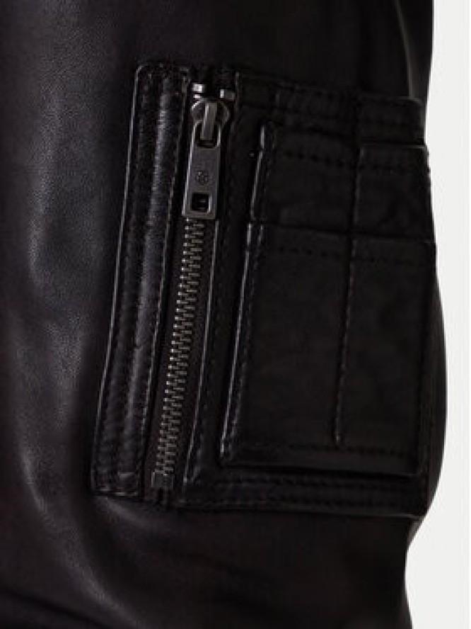 Milestone Kurtka skórzana Tom 531041 21070 Brązowy Regular Fit