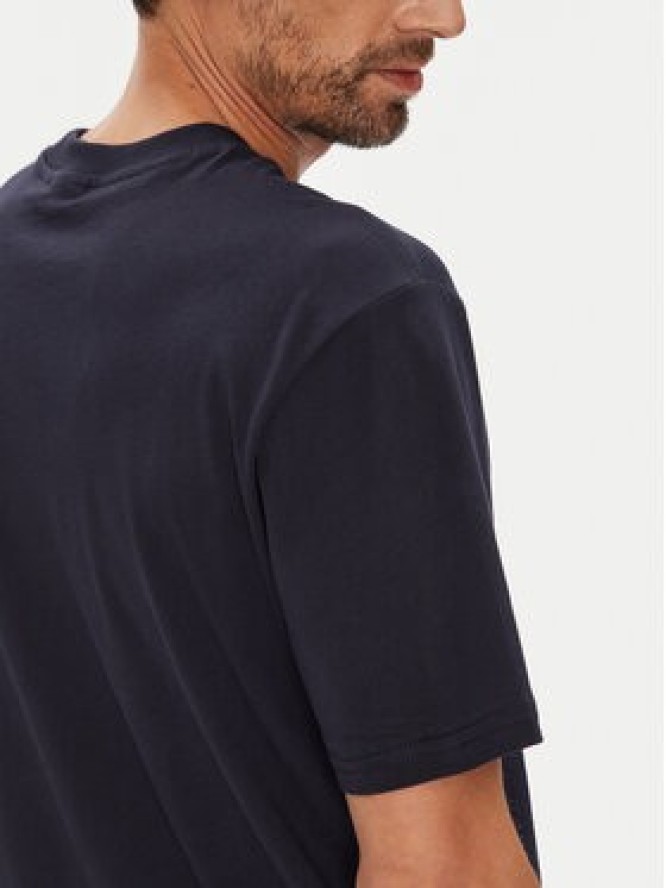 Napapijri T-Shirt Smallbox NP0A88TR Granatowy Regular Fit