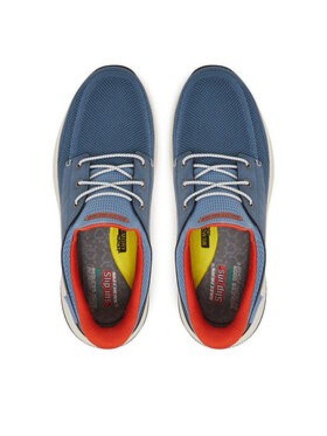 Skechers Sneakersy Meroe-Alden 205467/BLU Niebieski