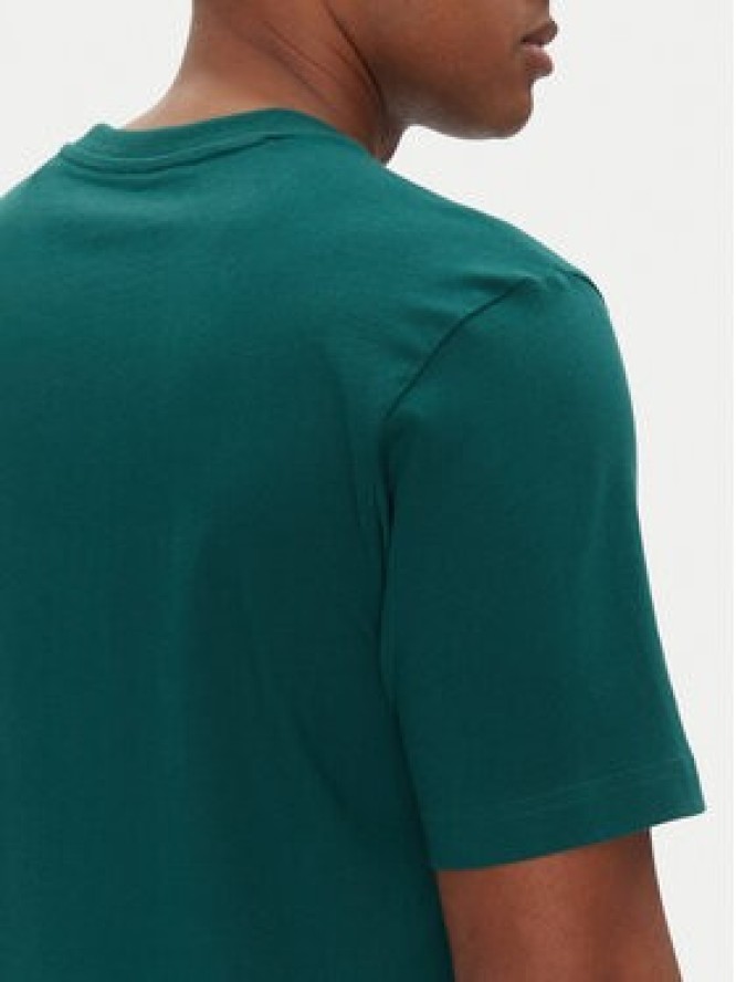 adidas T-Shirt Earth Day Graphic JI6753 Zielony Regular Fit