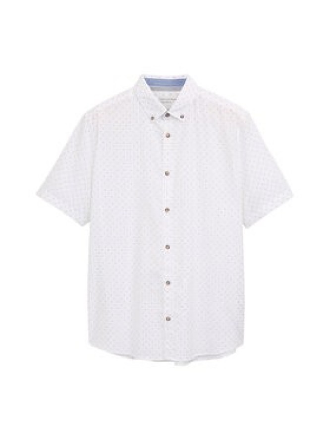 Tom Tailor Koszula 1045099 Biały Regular Fit