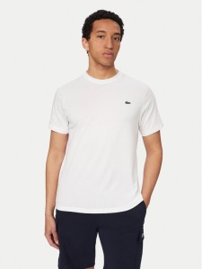 Lacoste T-Shirt TH0003 Biały Regular Fit
