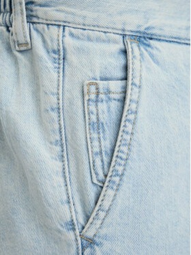 BOSS Szorty jeansowe Sandrew 50563627 Błękitny Relaxed Fit