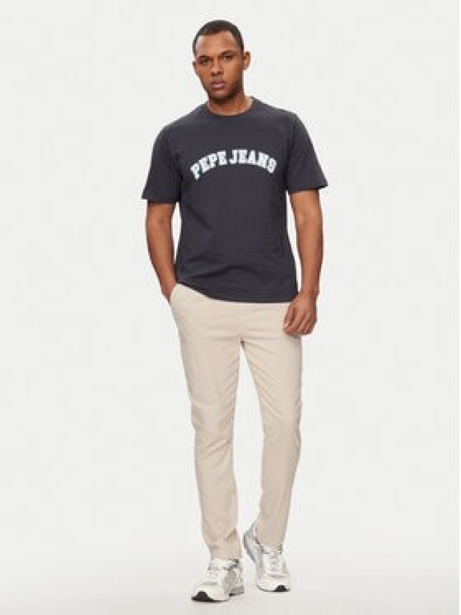 Pepe Jeans Spodnie dresowe Gymdigo Pull On Pant PM211692 Beżowy Regular Fit