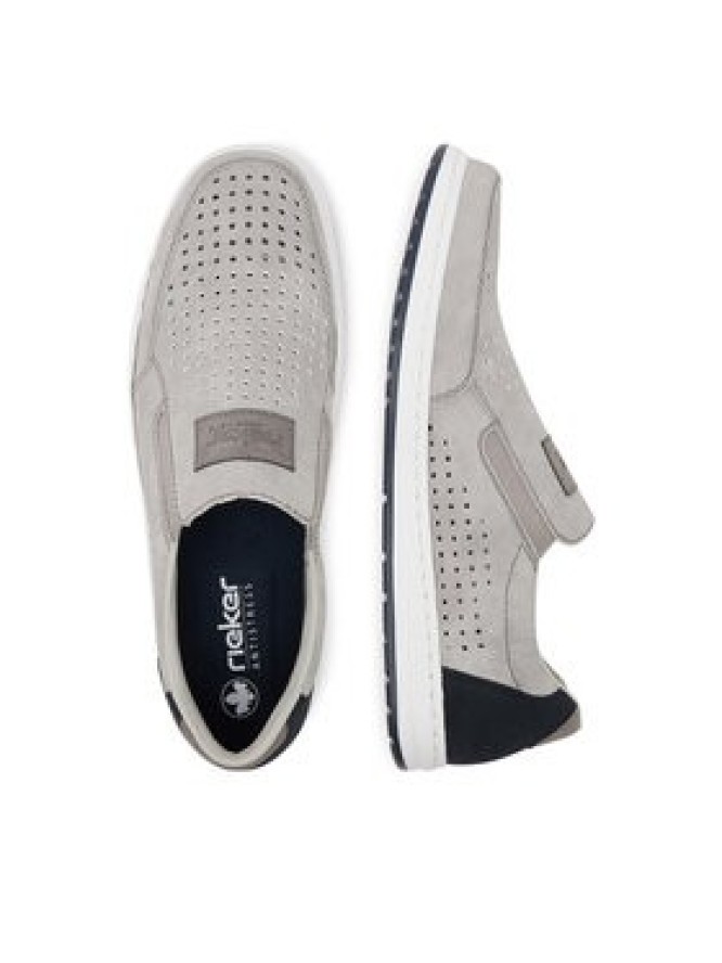 Rieker Półbuty 18267-40 Szary