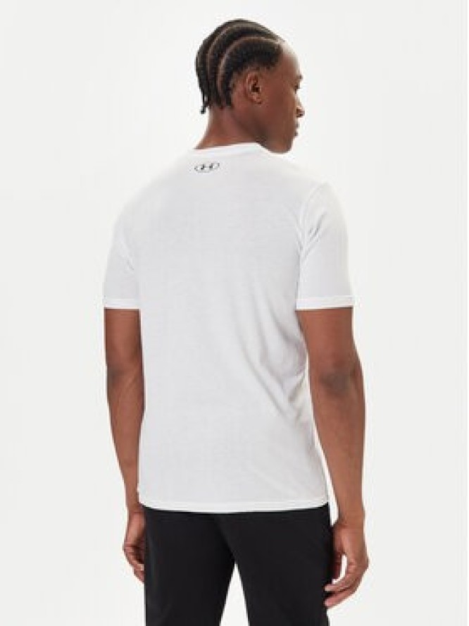 Under Armour T-Shirt Ua Sportstyle Logo Update Ss 1382911 Biały Loose Fit
