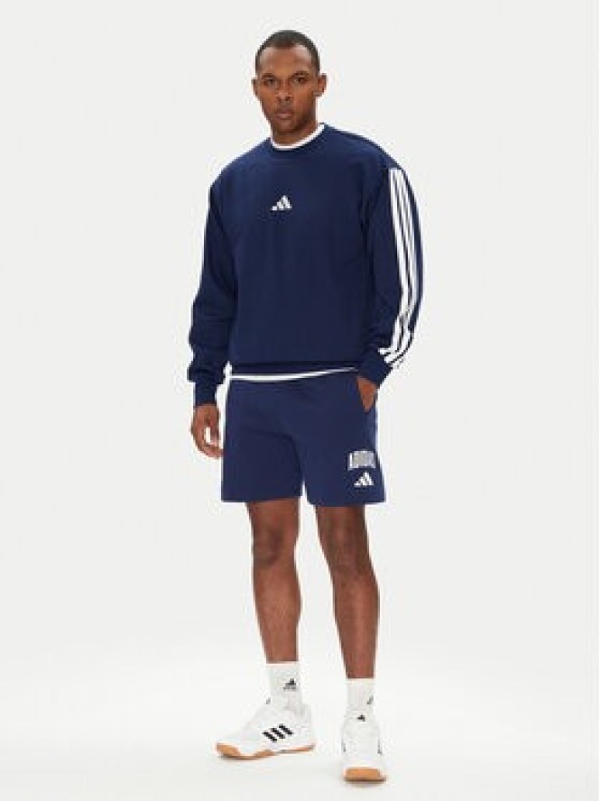 adidas Szorty sportowe Collegiate JM1728 Niebieski Regular Fit