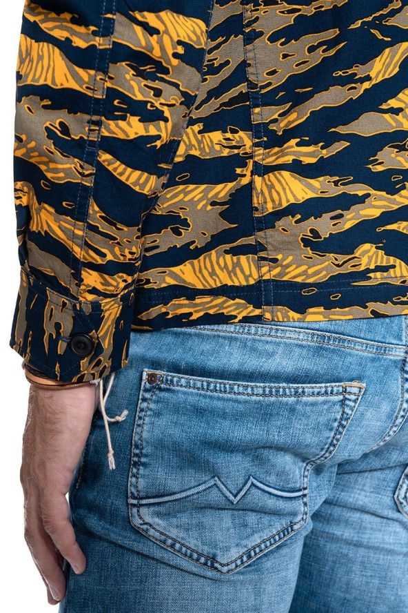 KOSZULA MĘSKA LEE SEASONAL FIT WASHED BLUE L67NJILR 112116904