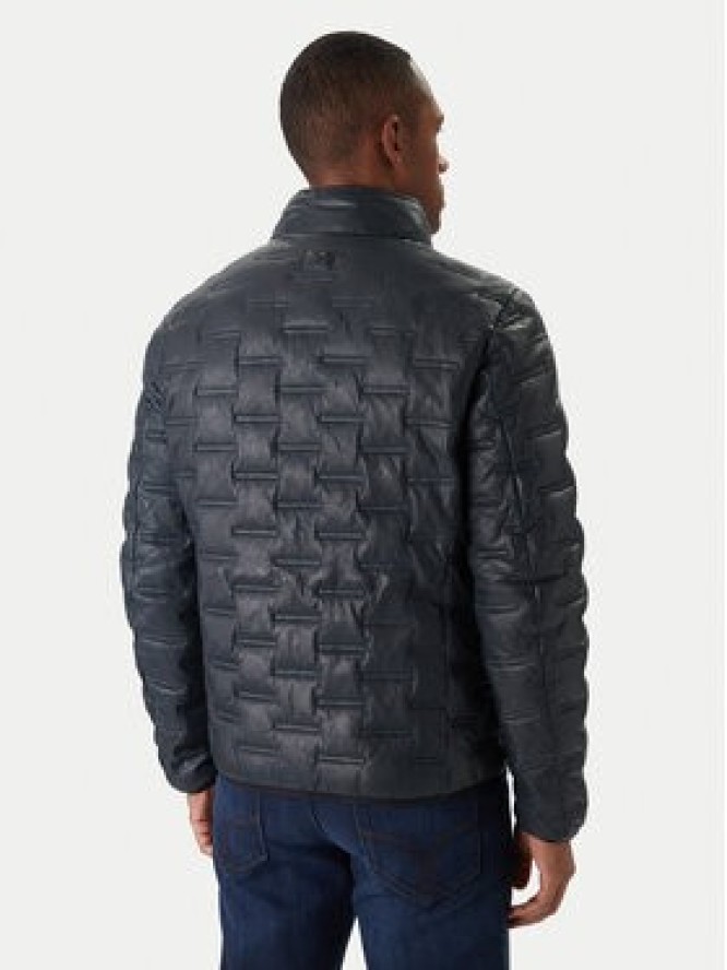 Milestone Kurtka skórzana MS Alonso 5310196 0715 Granatowy Regular Fit