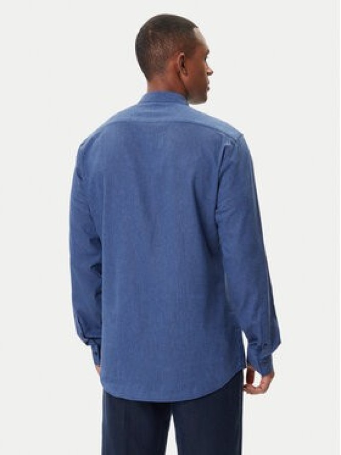 KARL LAGERFELD Koszula 605035 552627 Granatowy Regular Fit