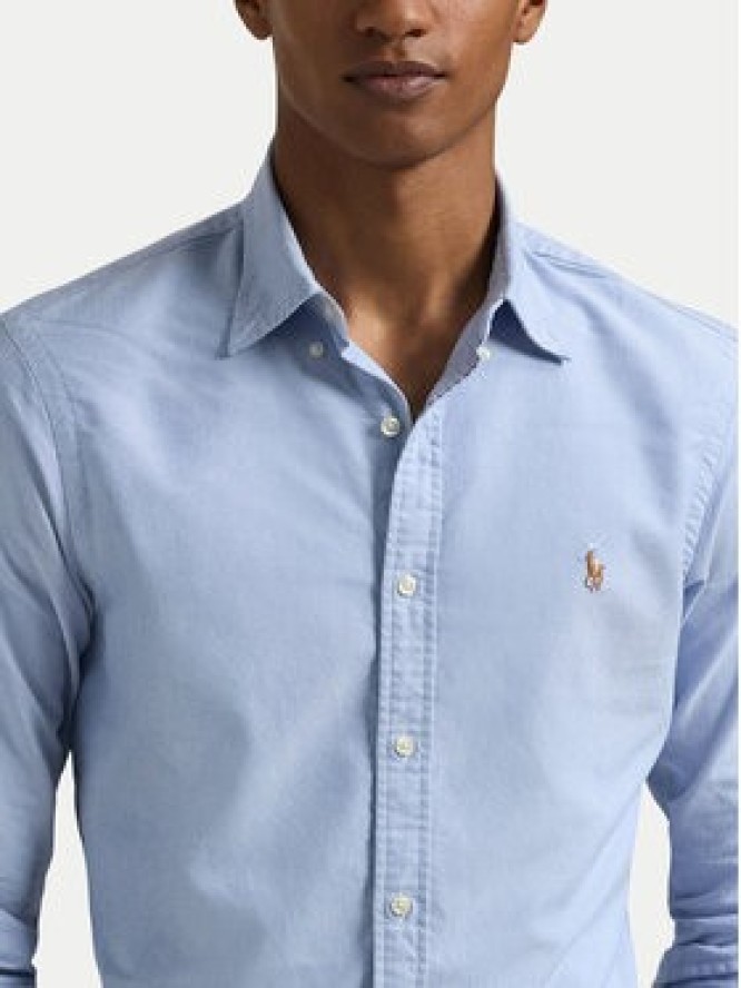 Polo Ralph Lauren Koszula Core Replen 710549084 Błękitny Slim Fit