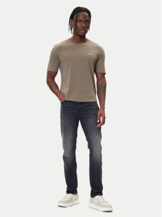 HUGO T-Shirt Dero222 50466158 Beżowy Regular Fit