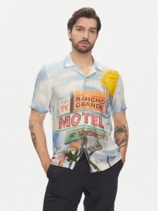 Lindbergh Koszula 30-203735 Kolorowy Relaxed Fit