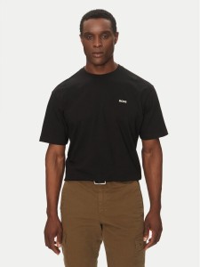 BOSS T-Shirt Te_Surfaceshort 50534925 Czarny Relaxed Fit