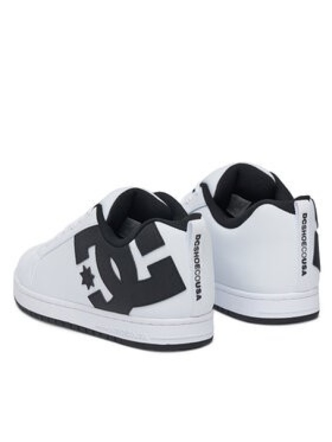 DC Shoes Sneakersy COURT GRAFFIK 300529-WLK Biały