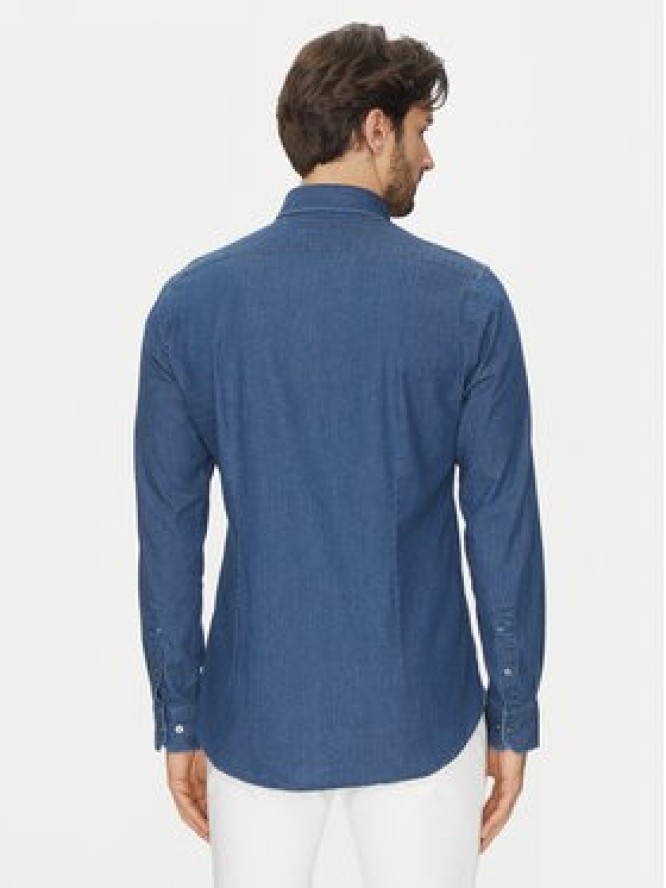 Michael Kors Koszula jeansowa MD0MD91441 Granatowy Slim Fit