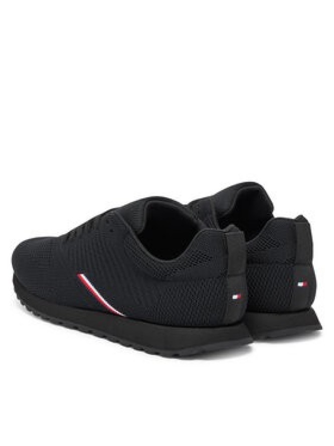 Tommy Hilfiger Sneakersy New Runner Eva Corpo Knit FM0FM05648 Czarny