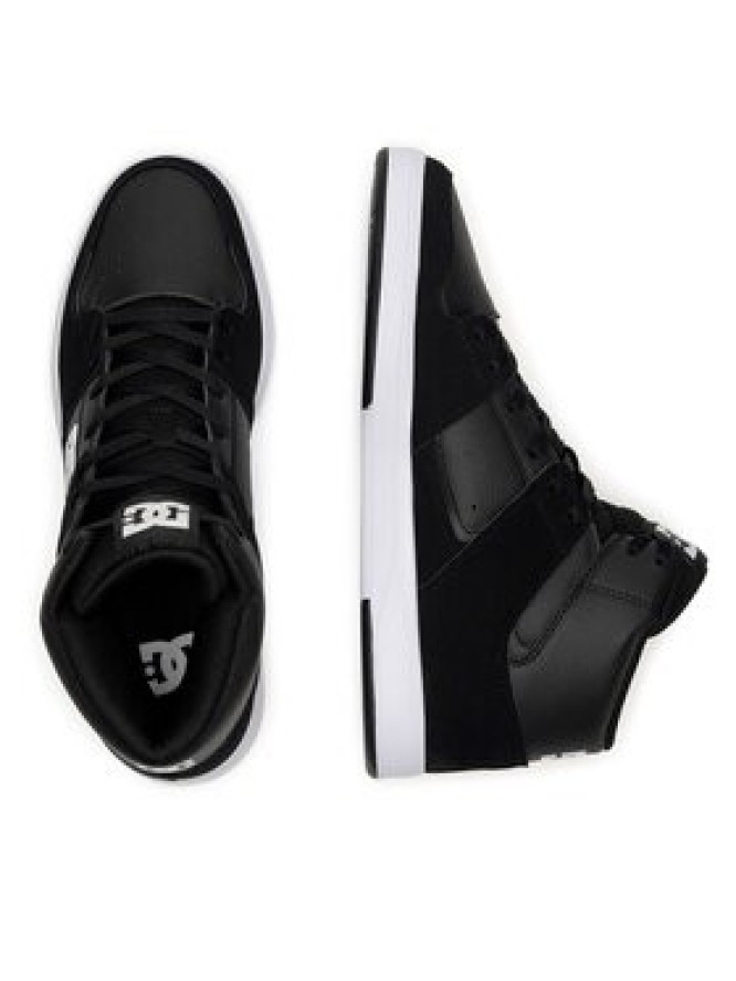 DC Shoes Sneakersy CURE HI TOP ADYS400072-BKW Czarny