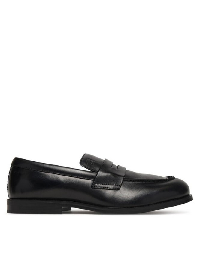 Calvin Klein Półbuty Ess Rubber Penny Loafer Pol Lth HM0HM02025 Czarny