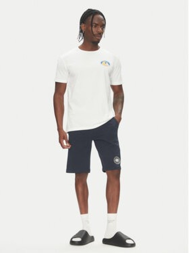 Quiksilver T-Shirt Ev Flower Chaos Ss EQYZT08050 Biały Regular Fit