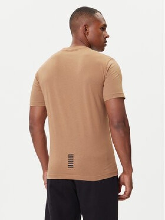 EA7 Emporio Armani T-Shirt 8NPT25 PJVPZ U6171 Beżowy Regular Fit