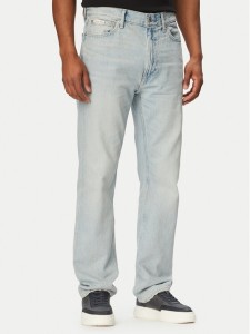 Calvin Klein Jeans Jeansy LV04RG789G Niebieski jasny Straight Fit