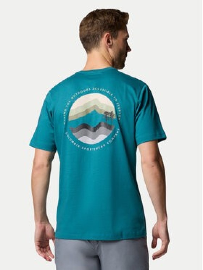 Columbia T-Shirt Kettle River™ 2120411 Turkusowy Regular Fit
