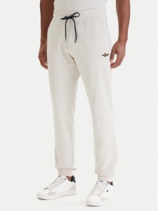Aeronautica Militare Spodnie dresowe 261PF1008UF00674 Beżowy Regular Fit