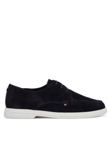 Tommy Hilfiger Mokasyny Moc T Derby FM0FM05495 Granatowy