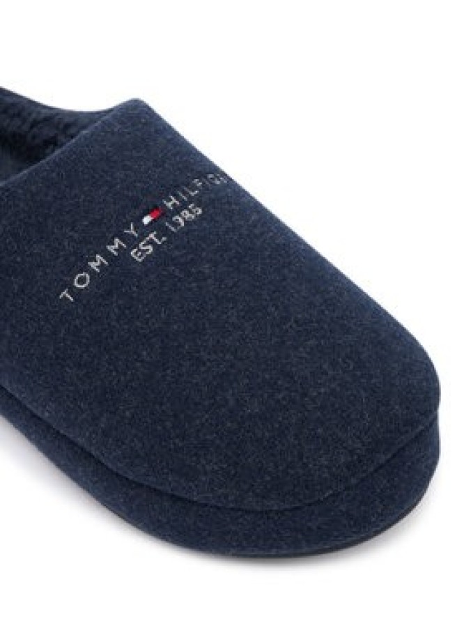 Tommy Hilfiger Kapcie Felt House FM0FM05614 Granatowy