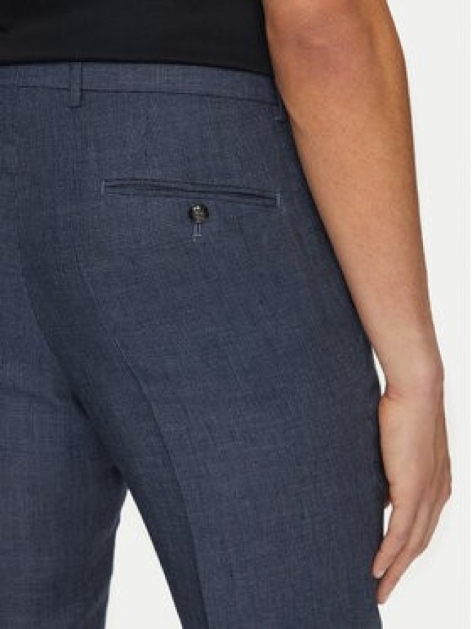 BOSS Garnitur C-Huge-Peak-252 50540764 Granatowy Slim Fit