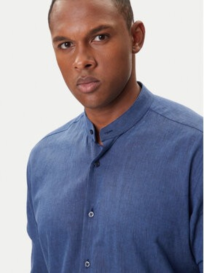 KARL LAGERFELD Koszula 605035 552627 Granatowy Regular Fit