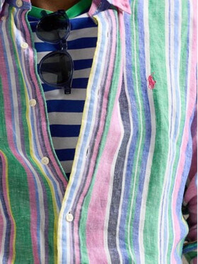 Polo Ralph Lauren Koszula 710968973001 Kolorowy Custom Fit