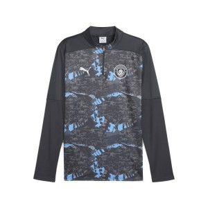 Męska bluza przedmeczowa z zamkiem 1/4 Manchester City PUMA