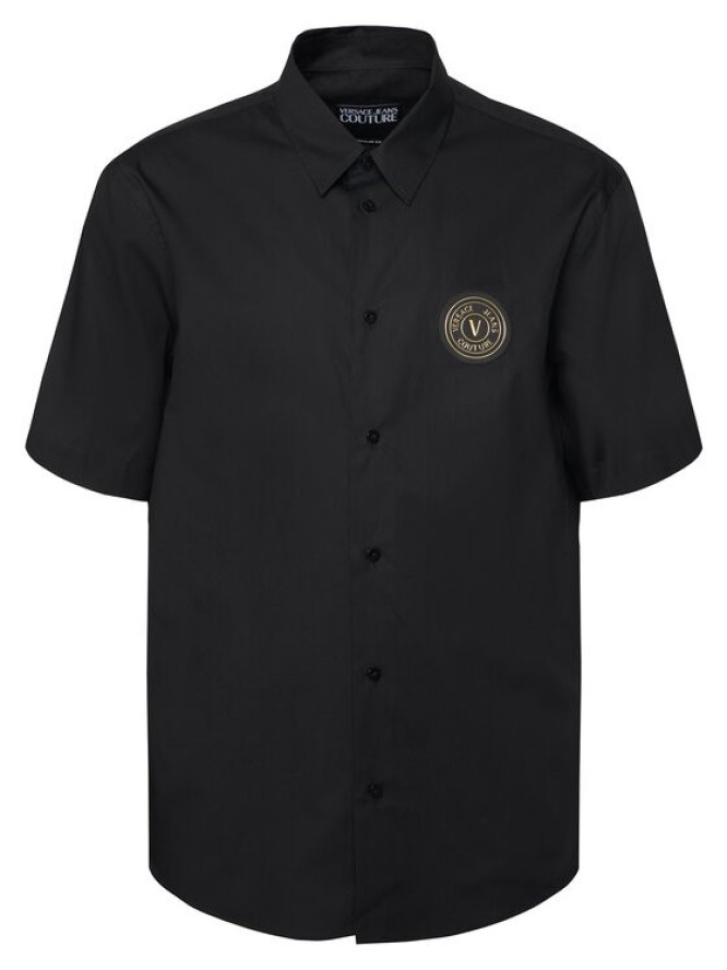 Versace Jeans Couture Koszula 80GALCS0 CNY17 Czarny Regular Fit