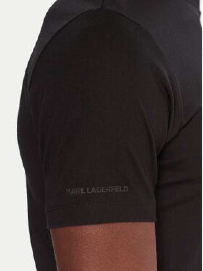 KARL LAGERFELD T-Shirt 755047 554225 Czarny Regular Fit