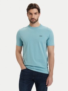 BOSS T-Shirt Tee 50506373 Turkusowy Regular Fit
