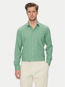 Blend Koszula 20717859 Zielony Regular Fit