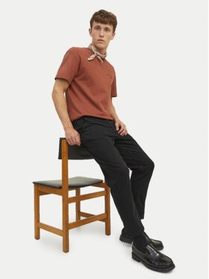 Jack & Jones Chinosy Harlow 12242188 Czarny Tapered Fit