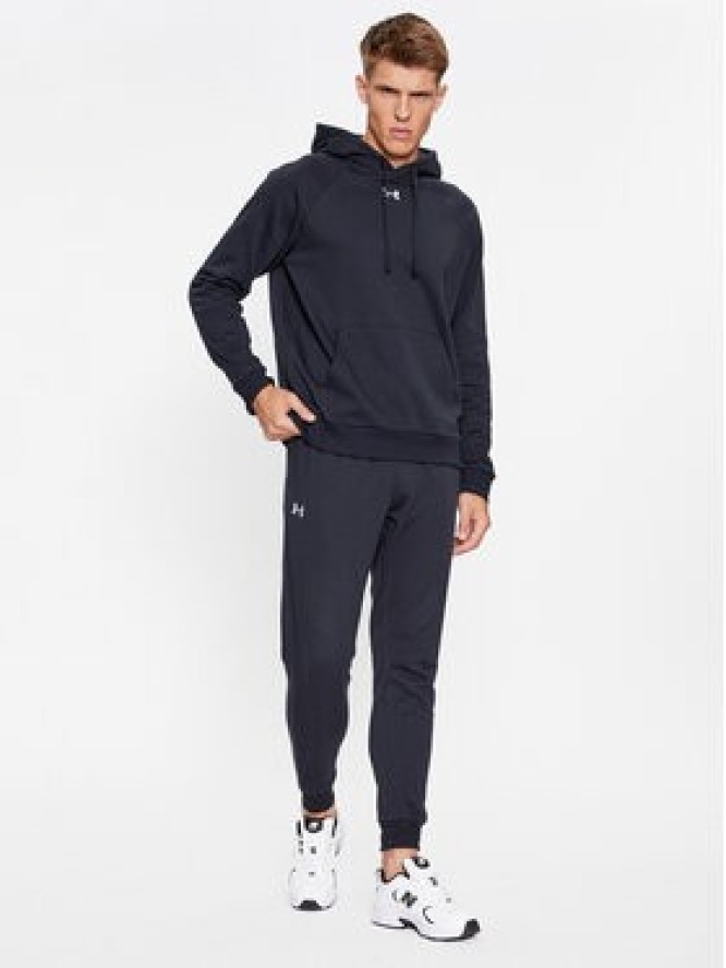 Under Armour Bluza Ua Rival Fleece Hoodie 1379757 Czarny Loose Fit