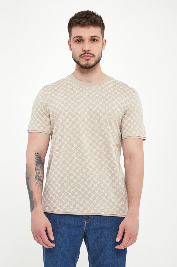 T-shirt męski z logo Victormanuel JOOP!